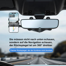Laden Sie das Bild in den Galerie-Viewer, Multifunktionale drehbare Auto-Rückspiegel-Handyhalterung