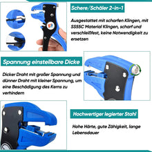 Laden Sie das Bild in den Galerie-Viewer, 2 in 1 Kabelabisolierwerkzeug