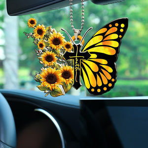 Schmetterling Autoinnenraum Ornamente