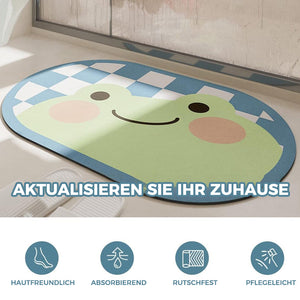 Ovale absorbierende Bodenmatte