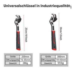 Multifunktionaler selbstsichernder Schraubenschlüssel