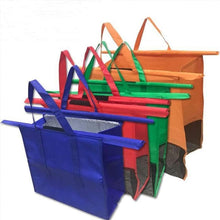 Laden Sie das Bild in den Galerie-Viewer, Supermarkt-Trolley-Einkaufstasche Thermotasche, 4 Stk