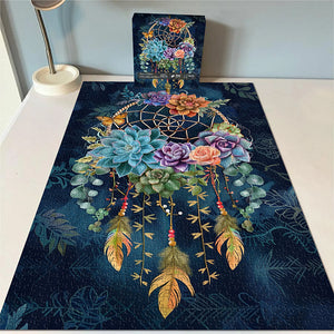 Sukkulenter Traumfänger Puzzle 1000 Teile