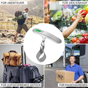 Tragbare elektronische Mini-Waage für Gepäck