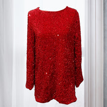 Laden Sie das Bild in den Galerie-Viewer, Kurzes Kleid mit Pailletten