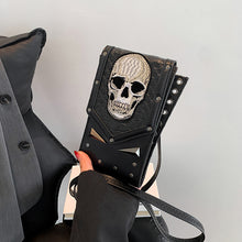 Laden Sie das Bild in den Galerie-Viewer, Punk Stil Totenkopf Mini Gürteltasche