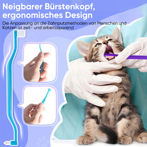 Mini-Zahnbürste für Katzen