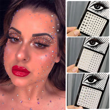 Laden Sie das Bild in den Galerie-Viewer, Gesicht  Strasssticker in verschiedenen Größen