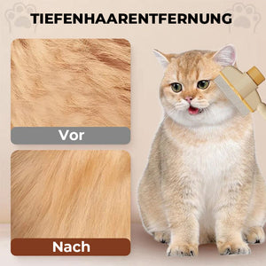 Selbstreinigende Haustier-Pflegebürste
