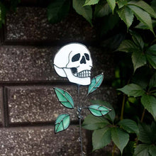 Laden Sie das Bild in den Galerie-Viewer, Frühes Halloween💀Totenkopf-Buntglaspflanze