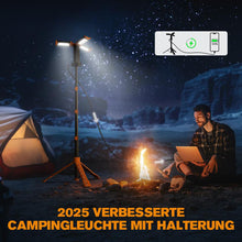 Laden Sie das Bild in den Galerie-Viewer, Verbesserte tragbare Campingleuchte mit Halterung