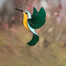Laden Sie das Bild in den Galerie-Viewer, Farbenfrohe Kolibri-Windspiele aus Acryl