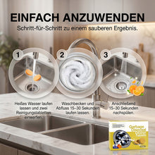 Laden Sie das Bild in den Galerie-Viewer, Schaum-Reinigungstabletten für den Küchenabfluss