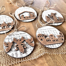 Laden Sie das Bild in den Galerie-Viewer, Notenblatt-Krippenornament