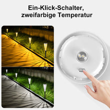 Laden Sie das Bild in den Galerie-Viewer, Solarleuchte Regenschirm Garten dekorative Landschaftsleuchte (2 Stück)