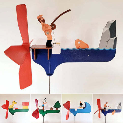 Lustige Gartendekoration - Whirligig