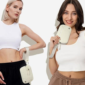 Gesteppte Geldbörse mit Armband