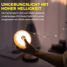 Laden Sie das Bild in den Galerie-Viewer, Multifunktionales tragbares Camping-Atmosphärenlicht im Freien
