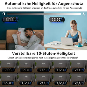Saker Multifunktionsuhr mit LED-Anzeige