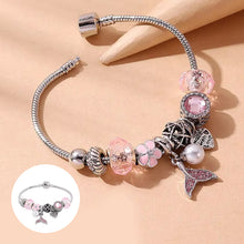 Laden Sie das Bild in den Galerie-Viewer, Perlen-Armband mit Meerjungfrauenflosse