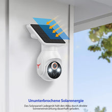 Laden Sie das Bild in den Galerie-Viewer, Solarbetriebene Farb-Nachtsichtkamera