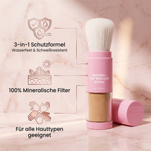 Laden Sie das Bild in den Galerie-Viewer, Mineralischer SPF Sonnenschutz Puderpinsel