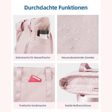 Laden Sie das Bild in den Galerie-Viewer, Einfarbige Tragetasche mit großem Fassungsvermögen