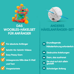 Bunte gehäkelte Dinosaurier