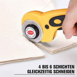 45 mm große rotierende Klingen mit Titanbeschichtung