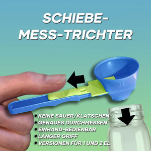 Schmutzfreier Messtrichter