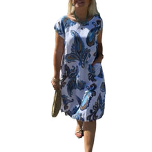 Laden Sie das Bild in den Galerie-Viewer, Bedrucktes, lockeres Kleid