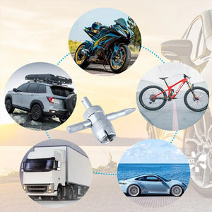 4-in-1-Hardware-Werkzeug zur Reparatur von Autoreifenventilen