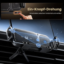 Laden Sie das Bild in den Galerie-Viewer, Kabellose Ladehalterung für das Auto mit Drehfunktion