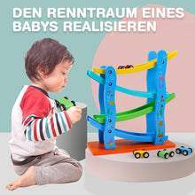 Laden Sie das Bild in den Galerie-Viewer, Spielzeug-Schienenauto aus Holz