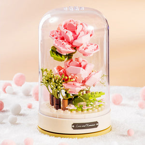 Spieluhr-Blumenbaustein-Ornamente