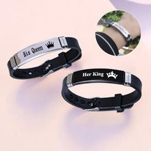 Laden Sie das Bild in den Galerie-Viewer, Paar Silikon-Armband