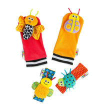 Laden Sie das Bild in den Galerie-Viewer, Baby-Lernspielzeug-Rasselsocken