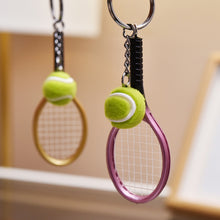 Laden Sie das Bild in den Galerie-Viewer, Mini-Tennisschläger Schlüsselanhänger