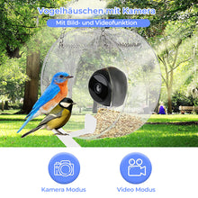 Laden Sie das Bild in den Galerie-Viewer, Intelligenter Futterspender für Vögel mit Kamera