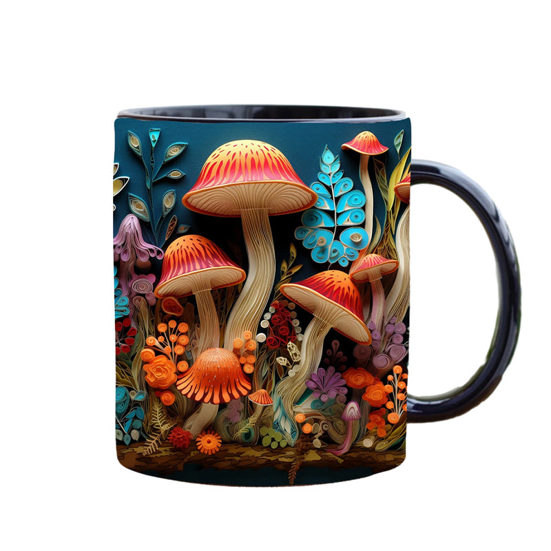 3D Magic Mushrooms Becher