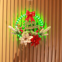 Laden Sie das Bild in den Galerie-Viewer, Weihnachtskränze mit LED-Licht