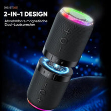 Laden Sie das Bild in den Galerie-Viewer, 2-in-1 magnetischer teilbarer Bluetooth-Lautsprecher