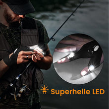 Laden Sie das Bild in den Galerie-Viewer, Wasserdichte Handschuhe mit LED-Taschenlampe