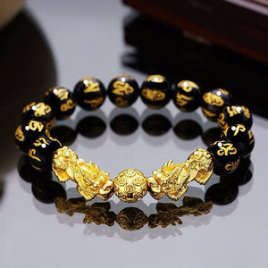 Pixiu 3D Obsidian Armband