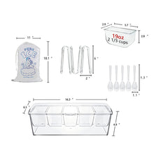 Laden Sie das Bild in den Galerie-Viewer, Zweischichtiger transparenter Obstteller aus Kunststoff