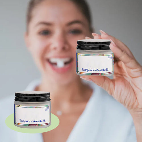 Zahnpastatabletten zum Reinigen der Zähne