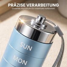 Laden Sie das Bild in den Galerie-Viewer, Metall-Wochenmedikamentendosierer