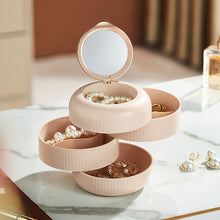 Laden Sie das Bild in den Galerie-Viewer, Mehrschichtige drehbare Aufbewahrungsbox für Schmuck