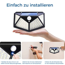 Laden Sie das Bild in den Galerie-Viewer, Wasserdichte Solarlampe für den Außenbereich, 100 LEDs (1 Stück)