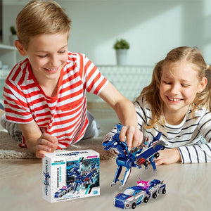 2-in-1 Magnetische Autos: Drachen und Einhörner